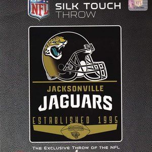 Northwest Jacksonville Jaguars Silk Throw 55 X 70